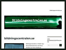 Tablet Screenshot of bildningscentralen.se